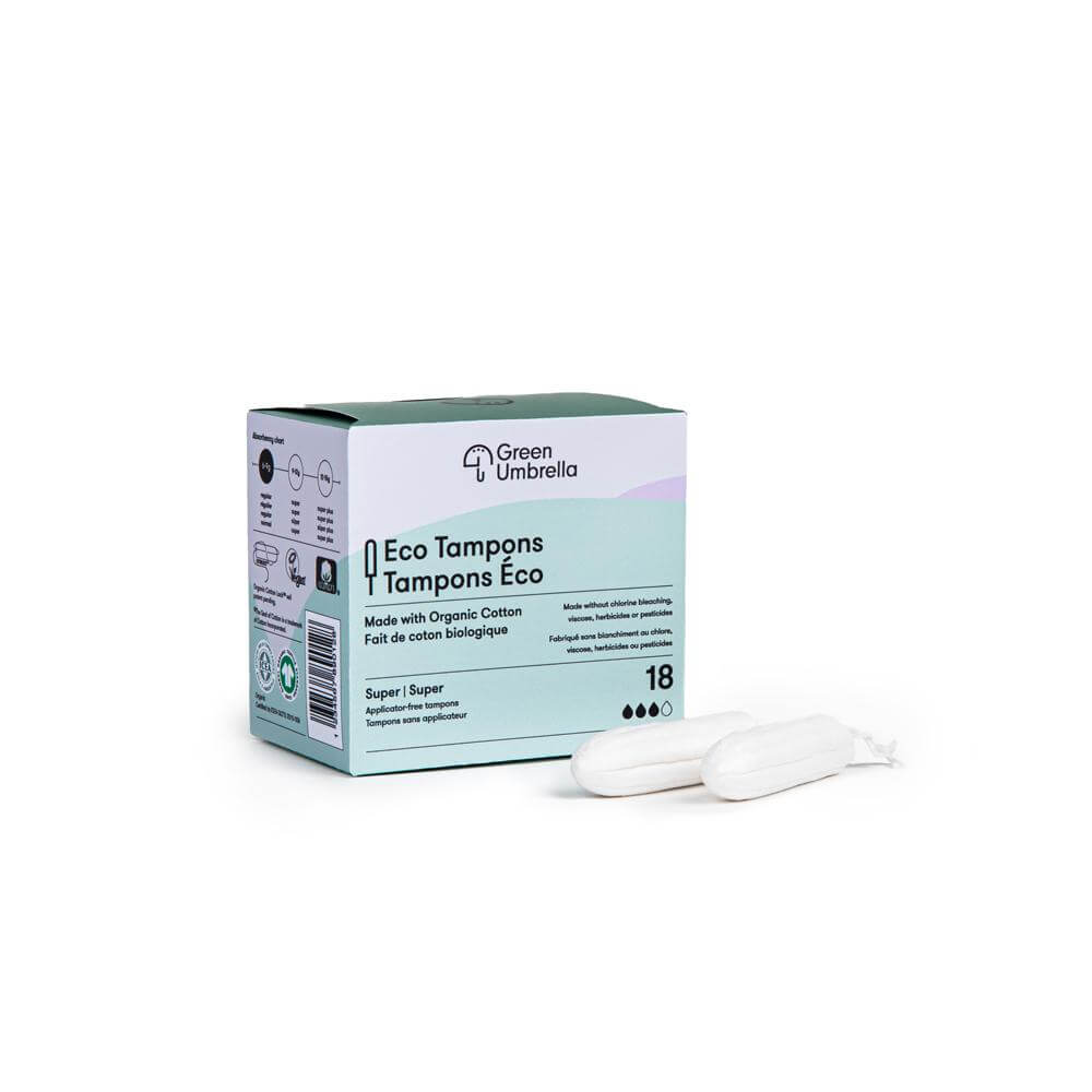 Applicator-Free Tampons Regular - Organic Cotton Eco Tampons 4
