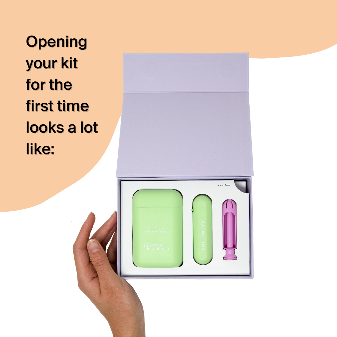 Reusable Tampon Applicator Kit - Super & Super Plus + 1 box of Each Size Refills