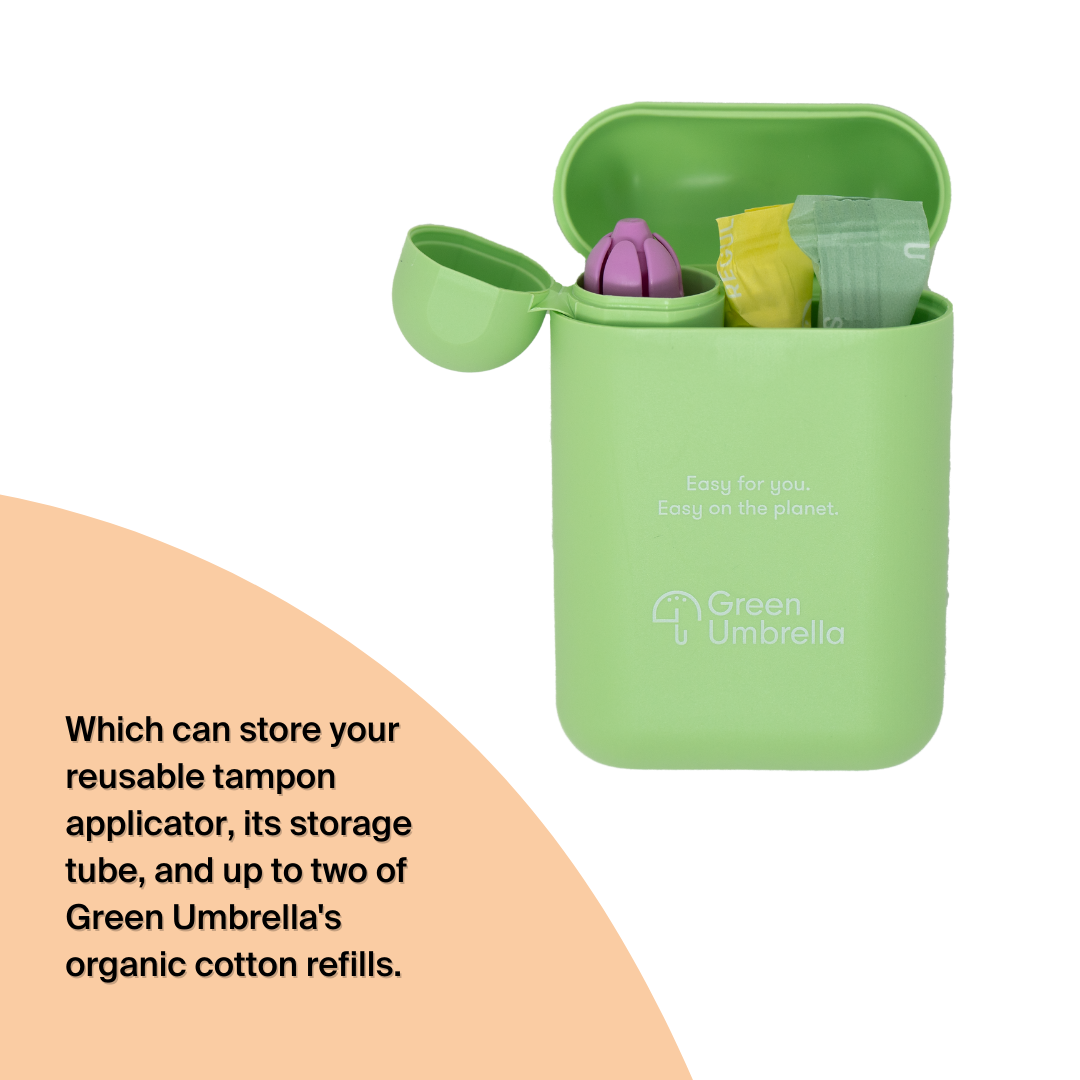 Reusable Tampon Applicator Kit - Regular & Super + 1 box of Each Size Refills